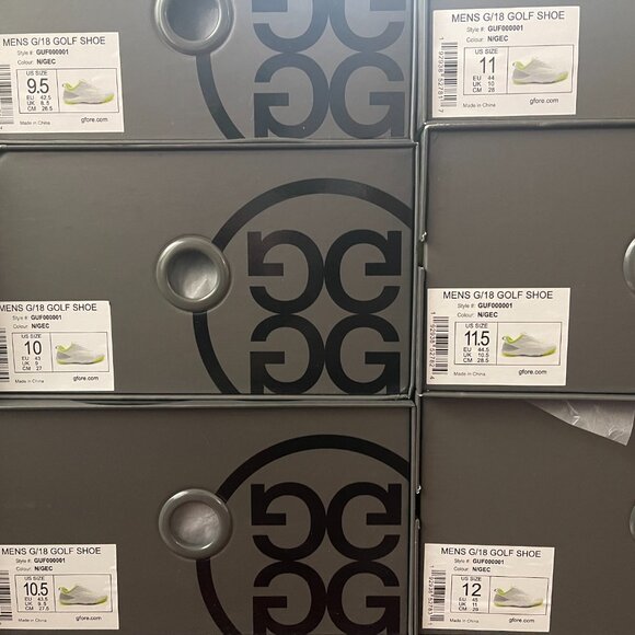 G/FORE G/18 WHITE NIMBUS GECKO SPIKELESS GOLF SHOES MENS SIZES - Picture 7 of 7